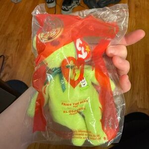 McDonald’s Fries and Burger the Bear TY Beanie Babies